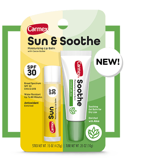 Sun  Soothe lip balm SPF 30 and aloe