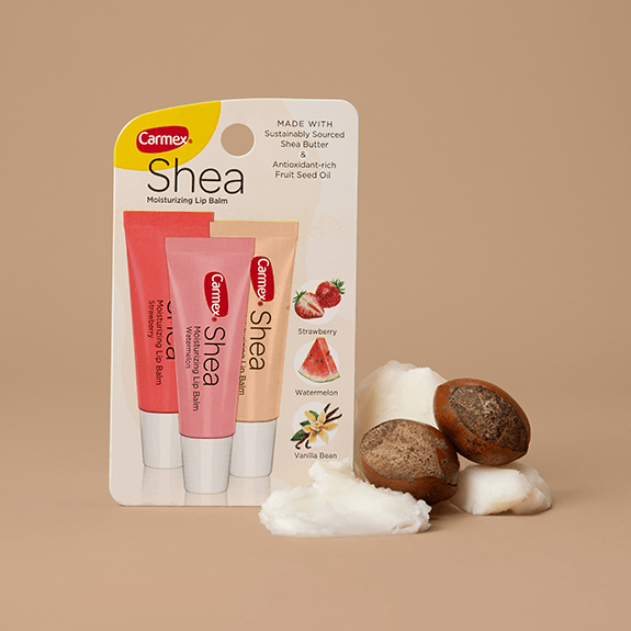Carmex Shea Lip Balm Tubes 3 Pack